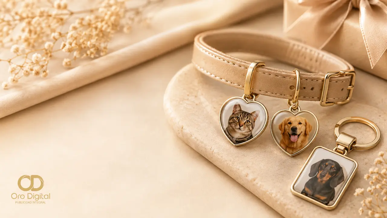Llaveros y piezas personalizadas con fotografías de perros